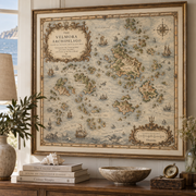 Tolivinse™ Pearl Archipelago Map Art Print