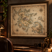 Tolivinse™ Forgotten Isles Map Art Print