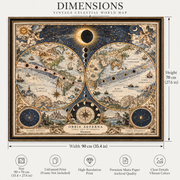 Tolivinse™ Eclipse Atlas Map Art Print
