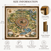 Tolivinse™ Sovereign City Map Art Print